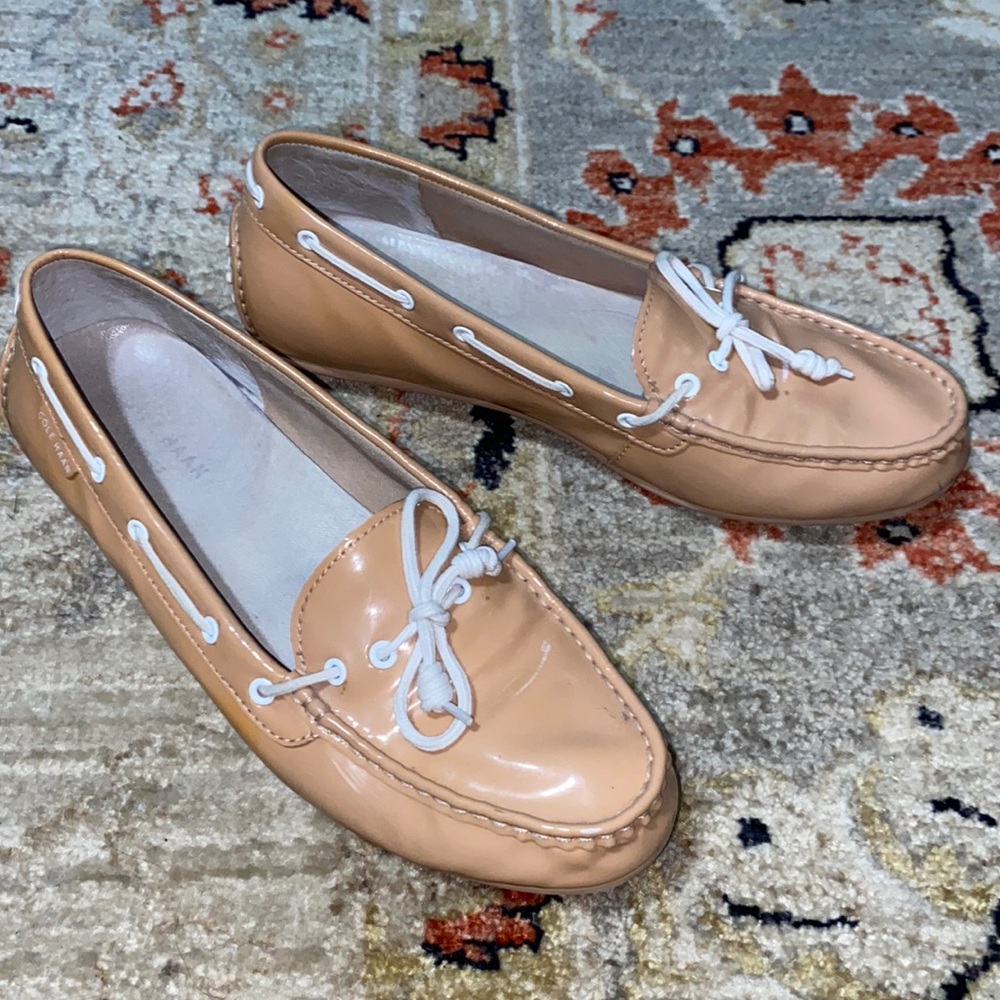 Cole Haan Parton Leather Driving Shoes - Ladies
